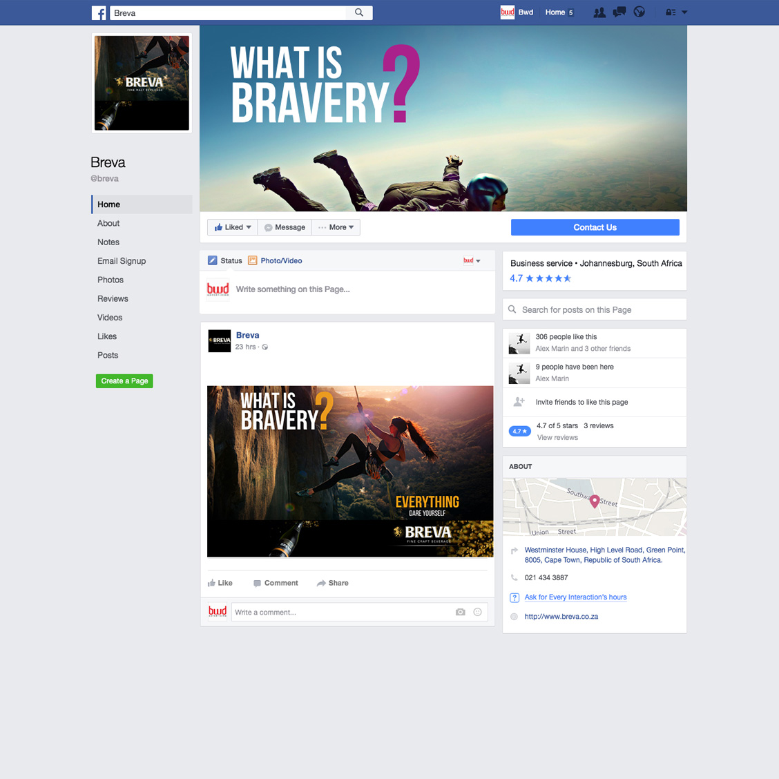 Facebook profile & post